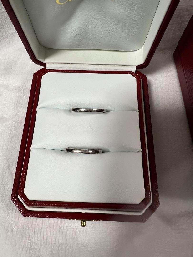 カルティエ　ウェディングリング Cartier 結婚指輪　ペアリング　バレリーナ