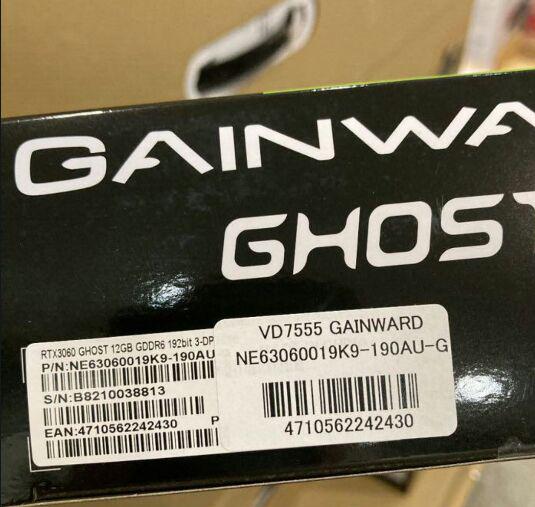 【新品未使用品】GAINWARD NVIDIA GeForce RTX 3060