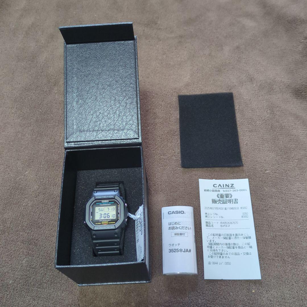 ②カシオCASIOGSHOCKDW5600UE1JFLED箱付新品未使用品 ⑤カシオCASIOGSHOCKDW5600UE1JFLED箱保証取説新品未使用品