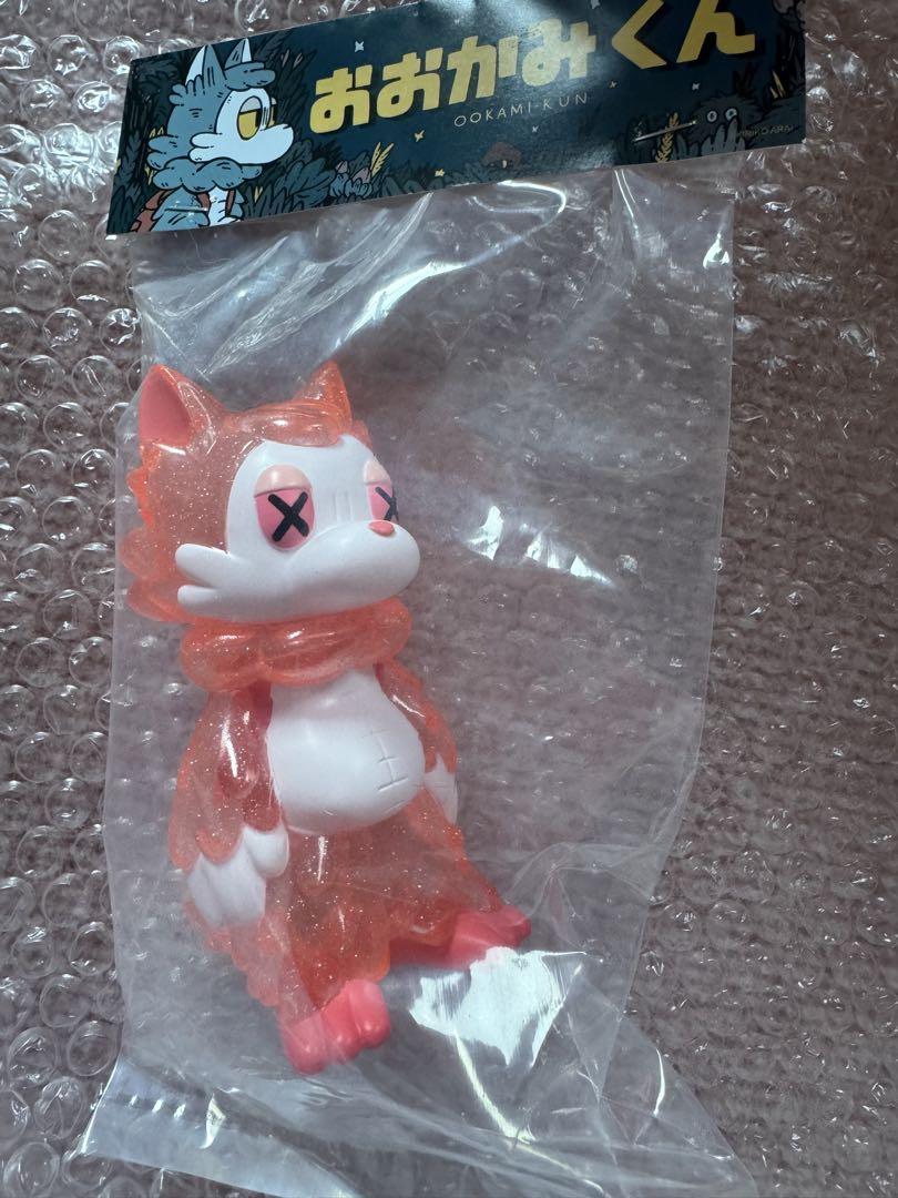 おおかみくん　クリアピンク