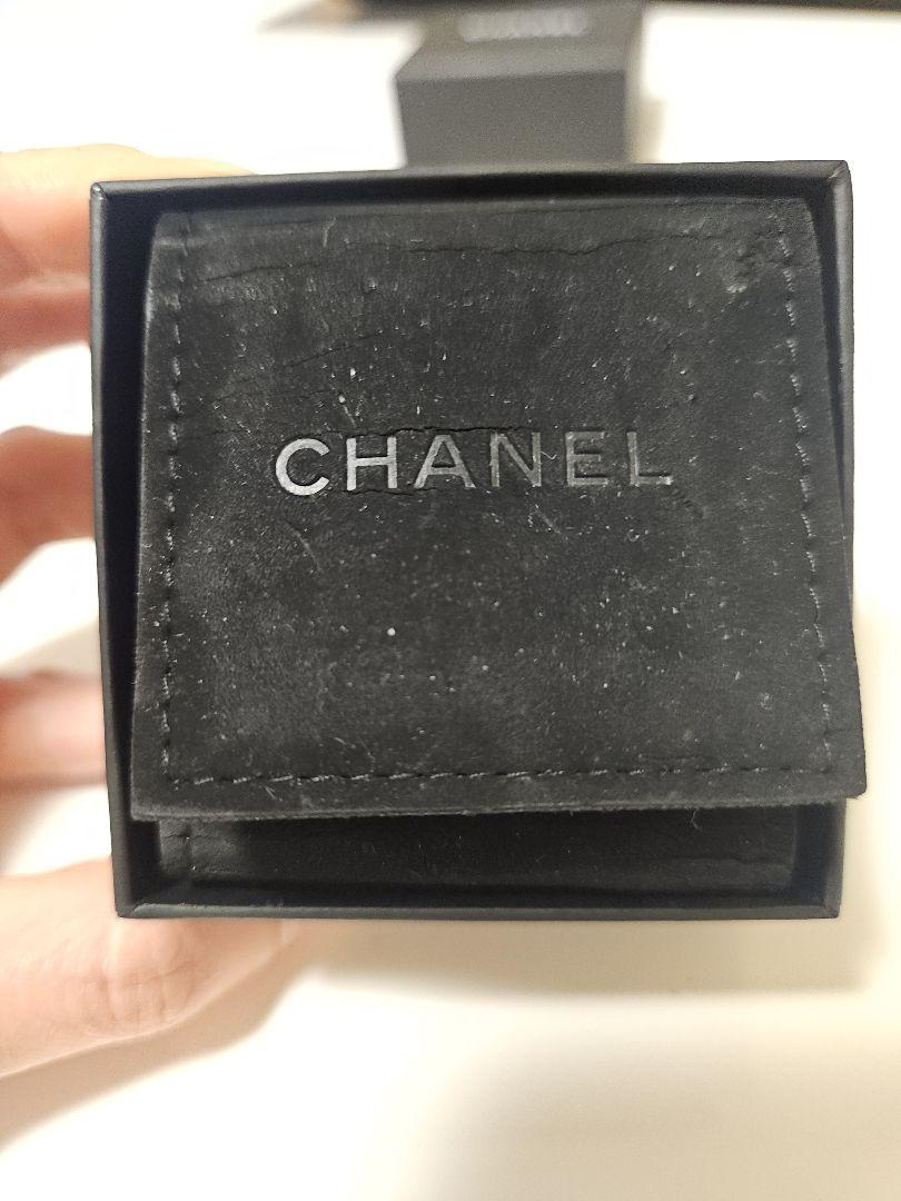 CHANEL シャネル ピアス ココマーク ラインストーン シャンパンゴールド