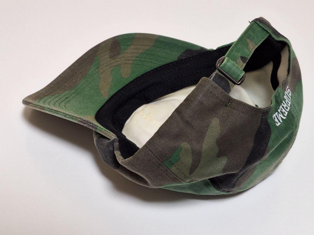 【美品】　Supreme　S Logo　6-Panel　 迷彩