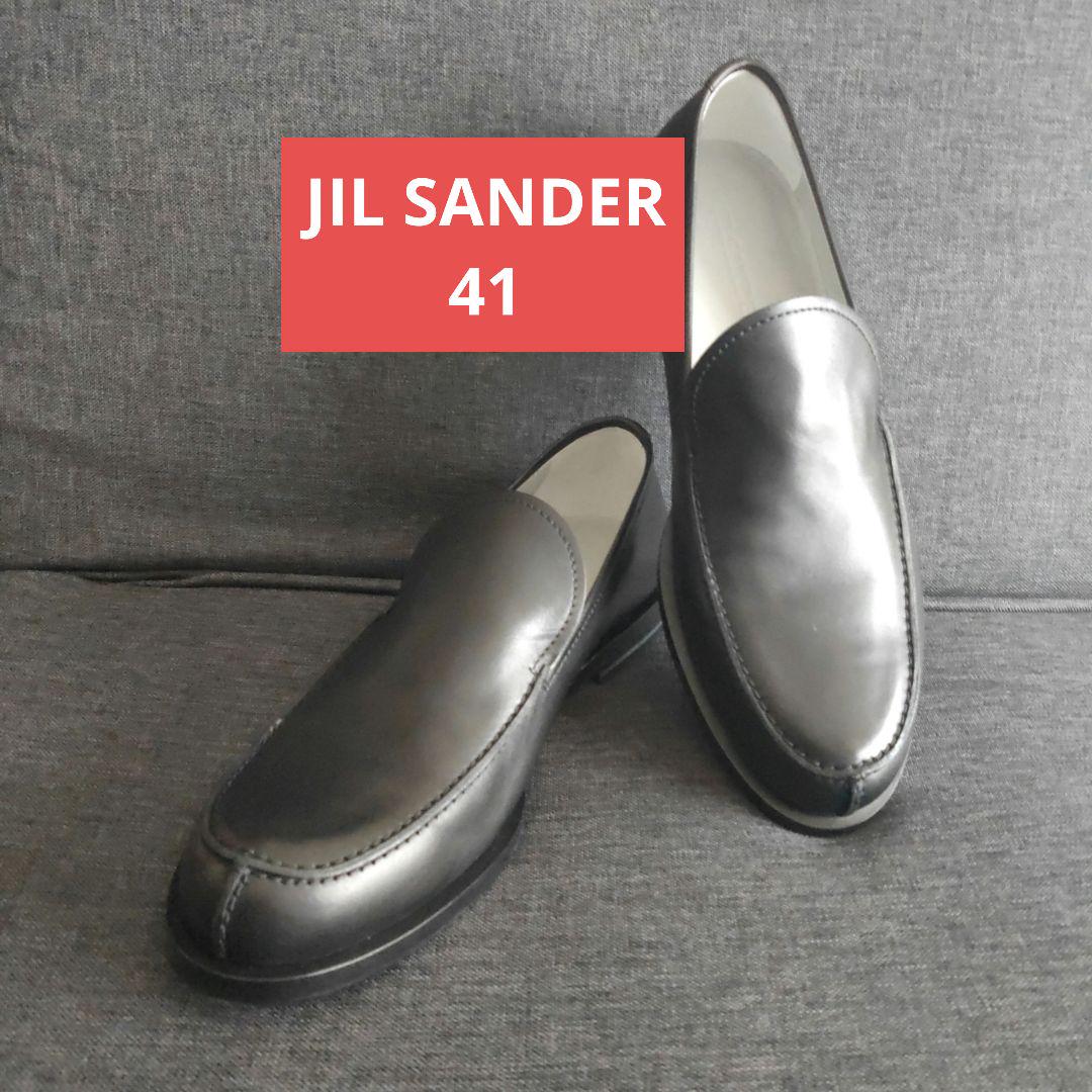 極美品！JIL SANDER 上質レザー ジルサンダー メンズレザーローファー