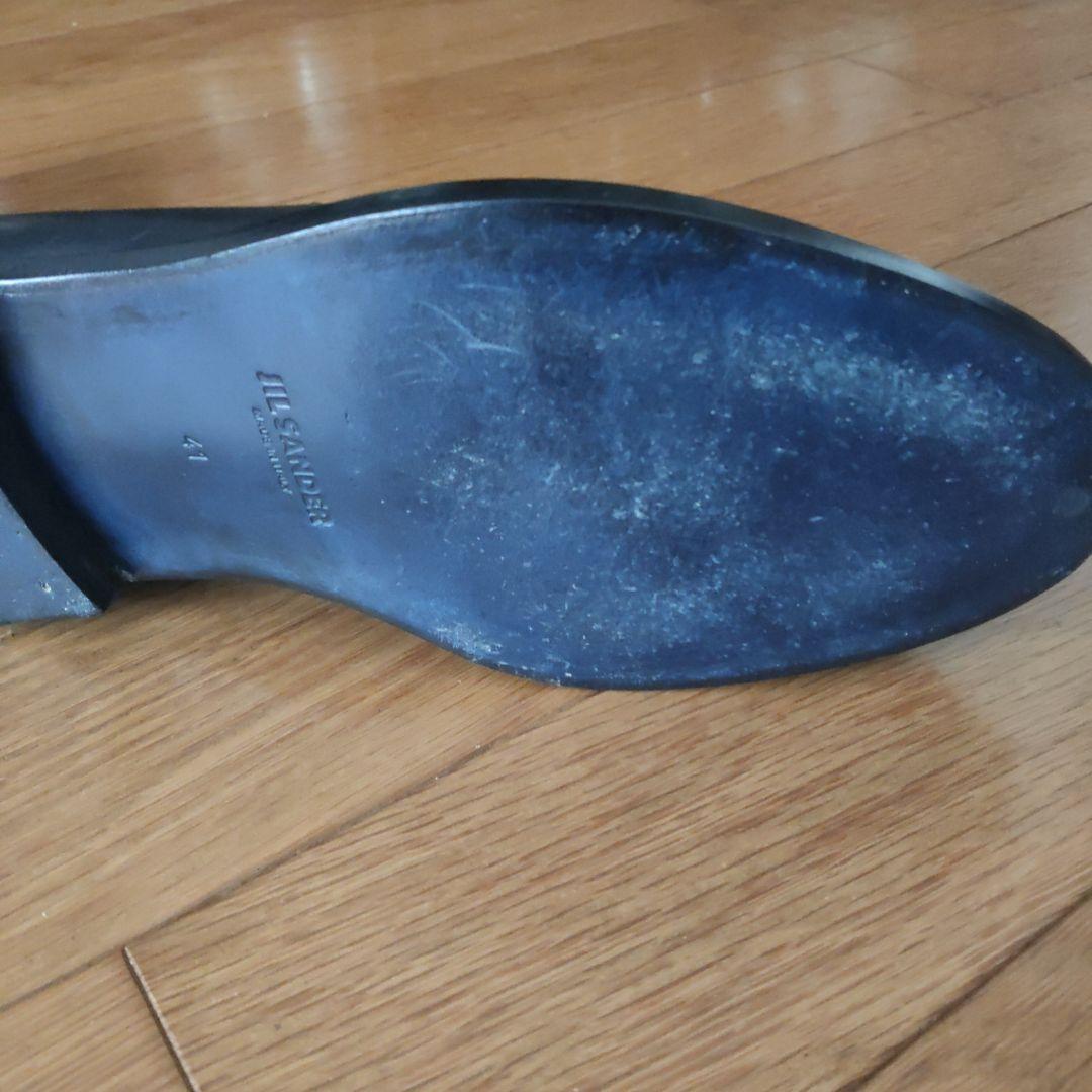 極美品！JIL SANDER 上質レザー ジルサンダー メンズレザーローファー