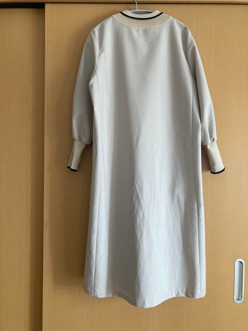 ニット衿 袖口すっきり リラックス ワンピース ジョリーミニョンL WWW_NOITHATQUANGTHANH_NET