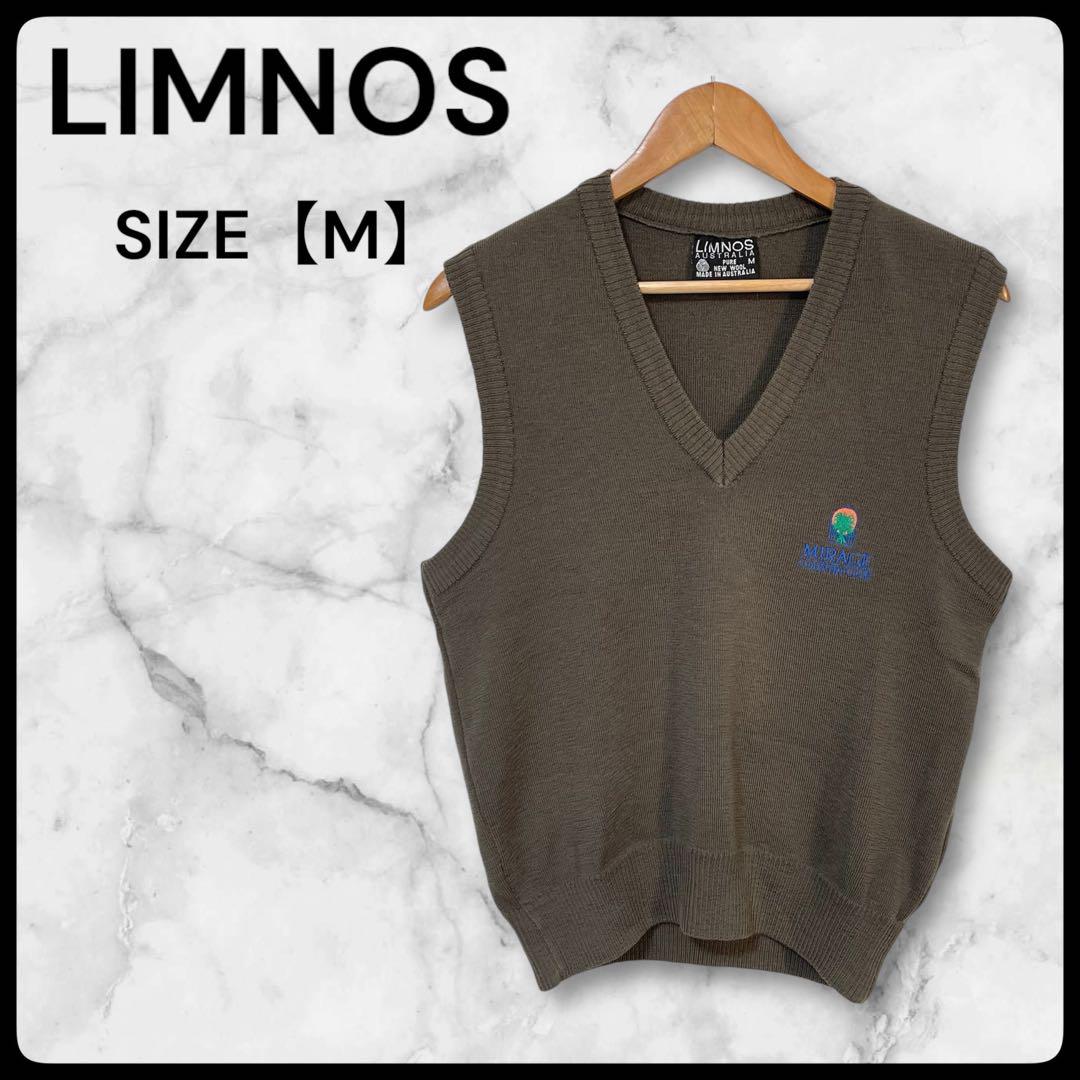 Limnos x ミラージュカントリークラブ ニットベスト ブラウン M ゴルフ