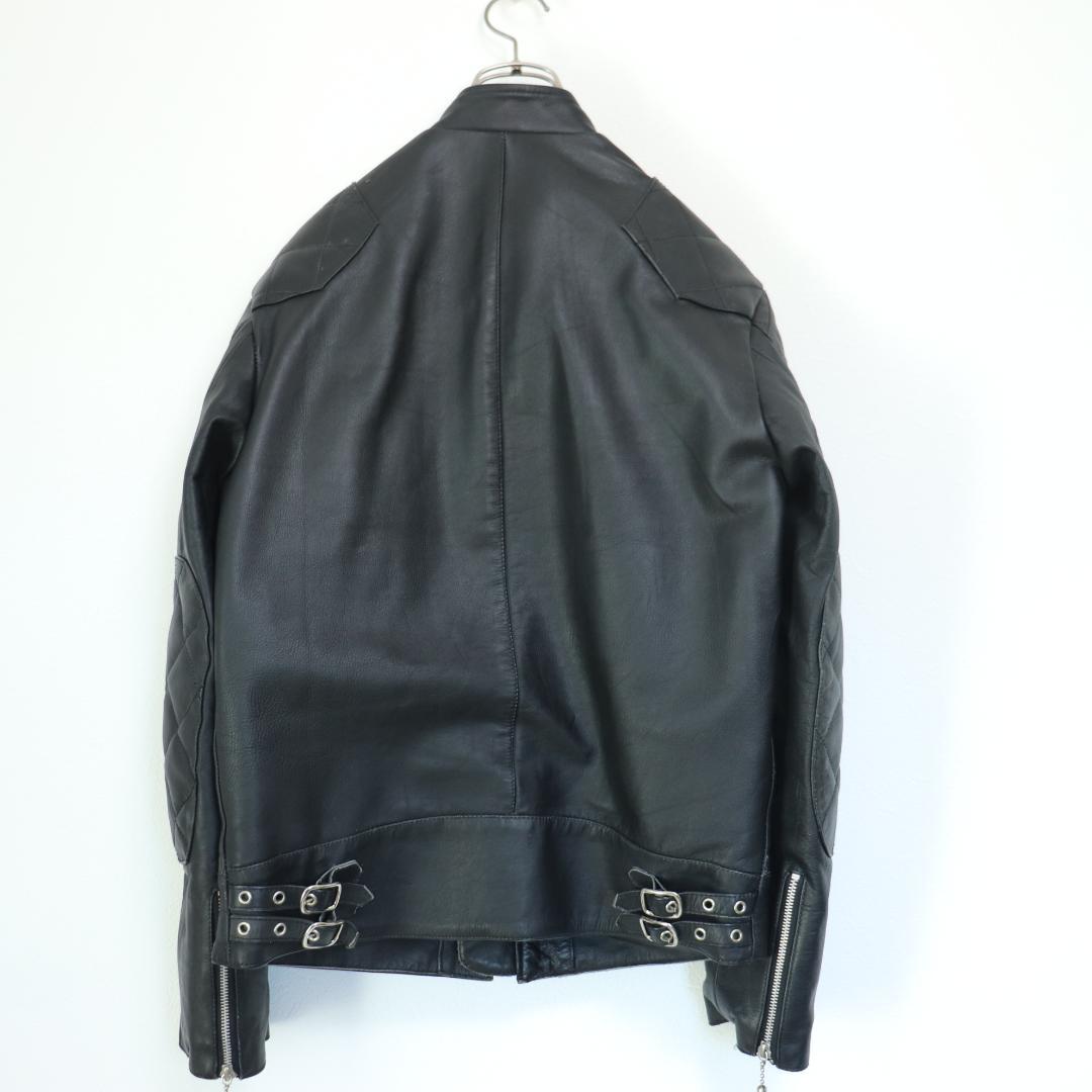 【希少】HORN WORKS　シングルレザーライダース ジャケット　ロンジャン