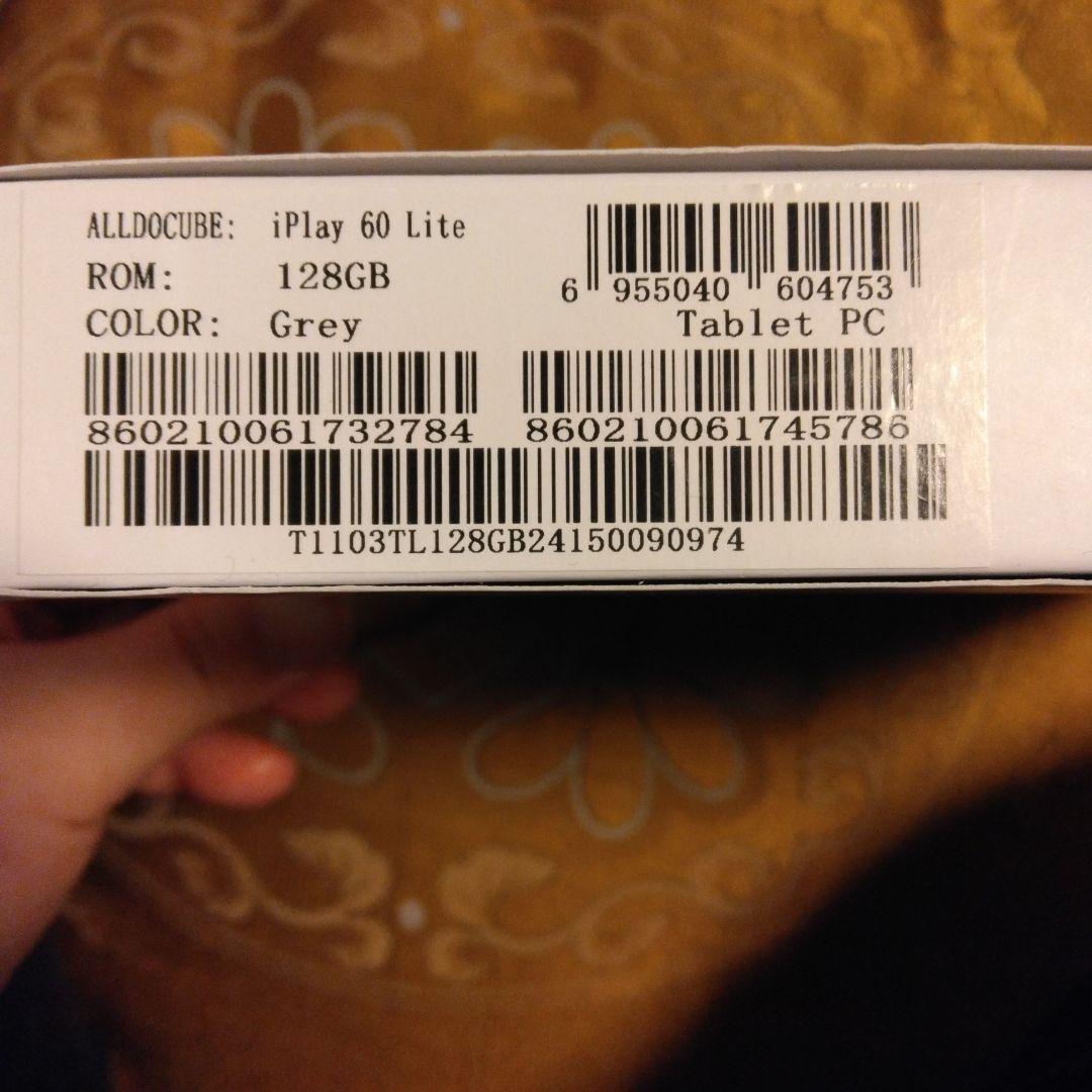 11インチ極美品 ALLODCUBE iPlay 60 Lite 128GB 11インチ極美品 ALLODCUBE iPlay 60 Lite 128GB