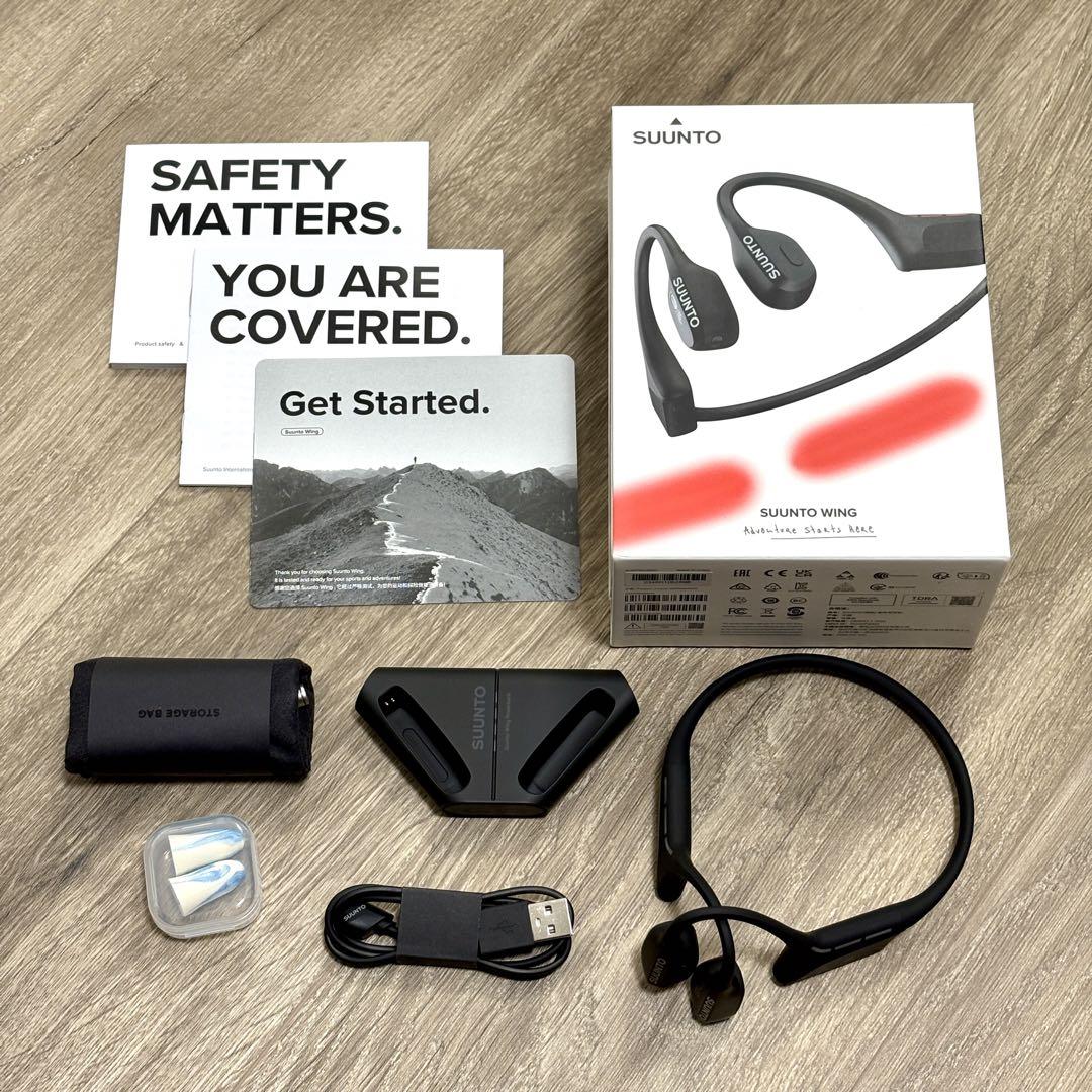 【美品】SUUNTO WING 骨伝導イヤホン