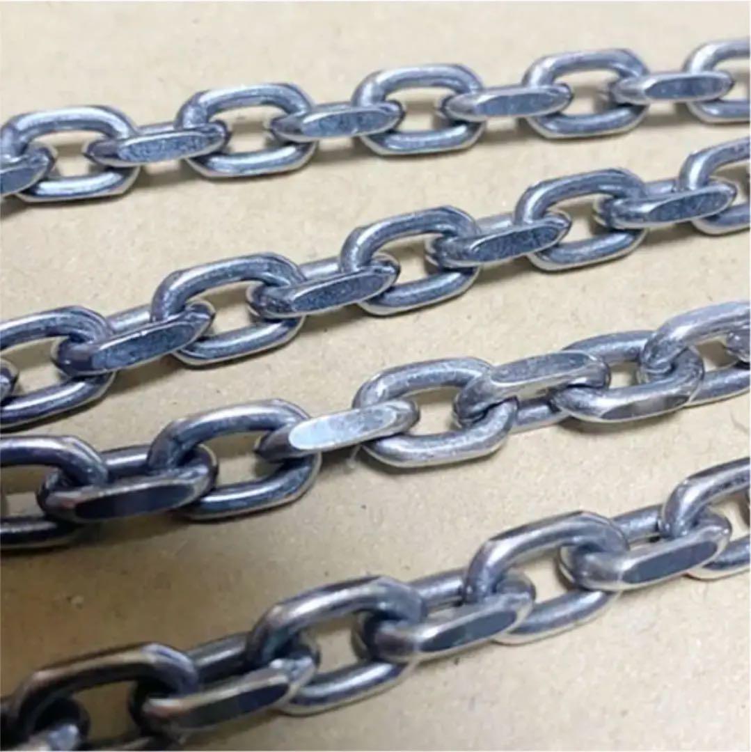 猛虎j様 ⑦シルバー　925 silver 極太　ネックレスチェーン　50cm