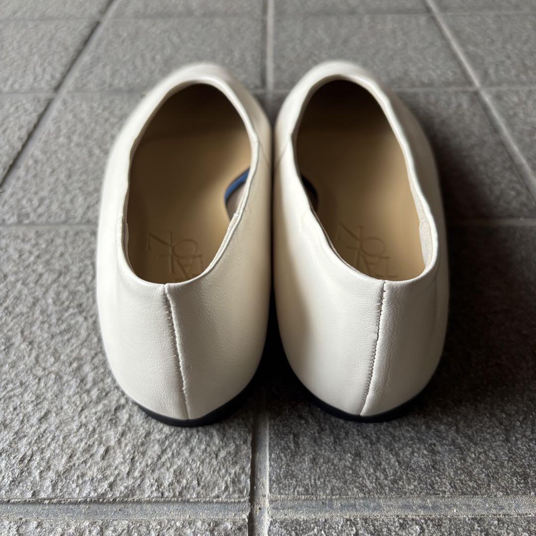 レザーUカットフラット（フラットシューズ）｜LE TALON（ル