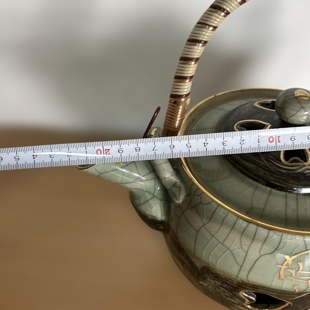 相馬焼    特大急須   双馬   金馬  美品 自宅保管品未使用 相馬焼 特大急須 双馬 金馬 美品 - メルカリ
