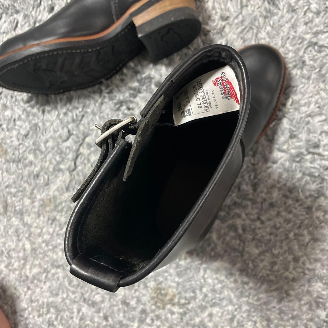 レッドウイングエンジニアブーツ２２６８ 8D26cm・RED