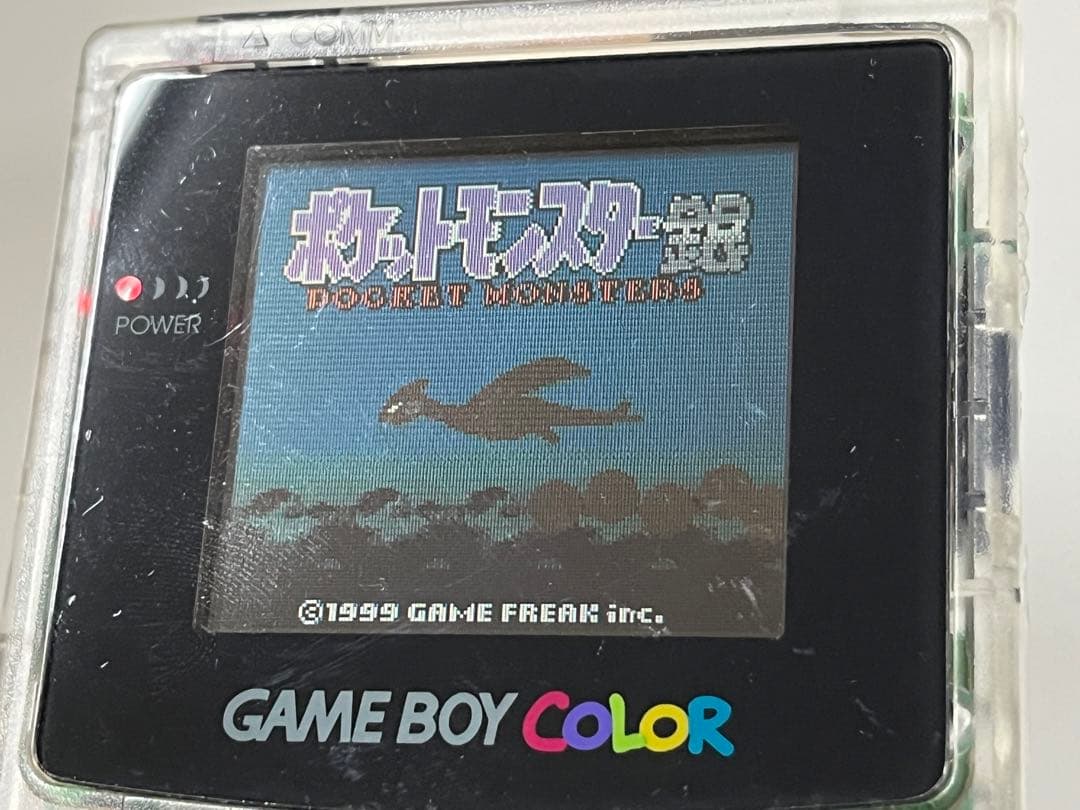任天堂 ゲームボーイカラー 本体 クリア ポケモン ソフト 5本セットGAMEBOY YUZUMIYA_COM