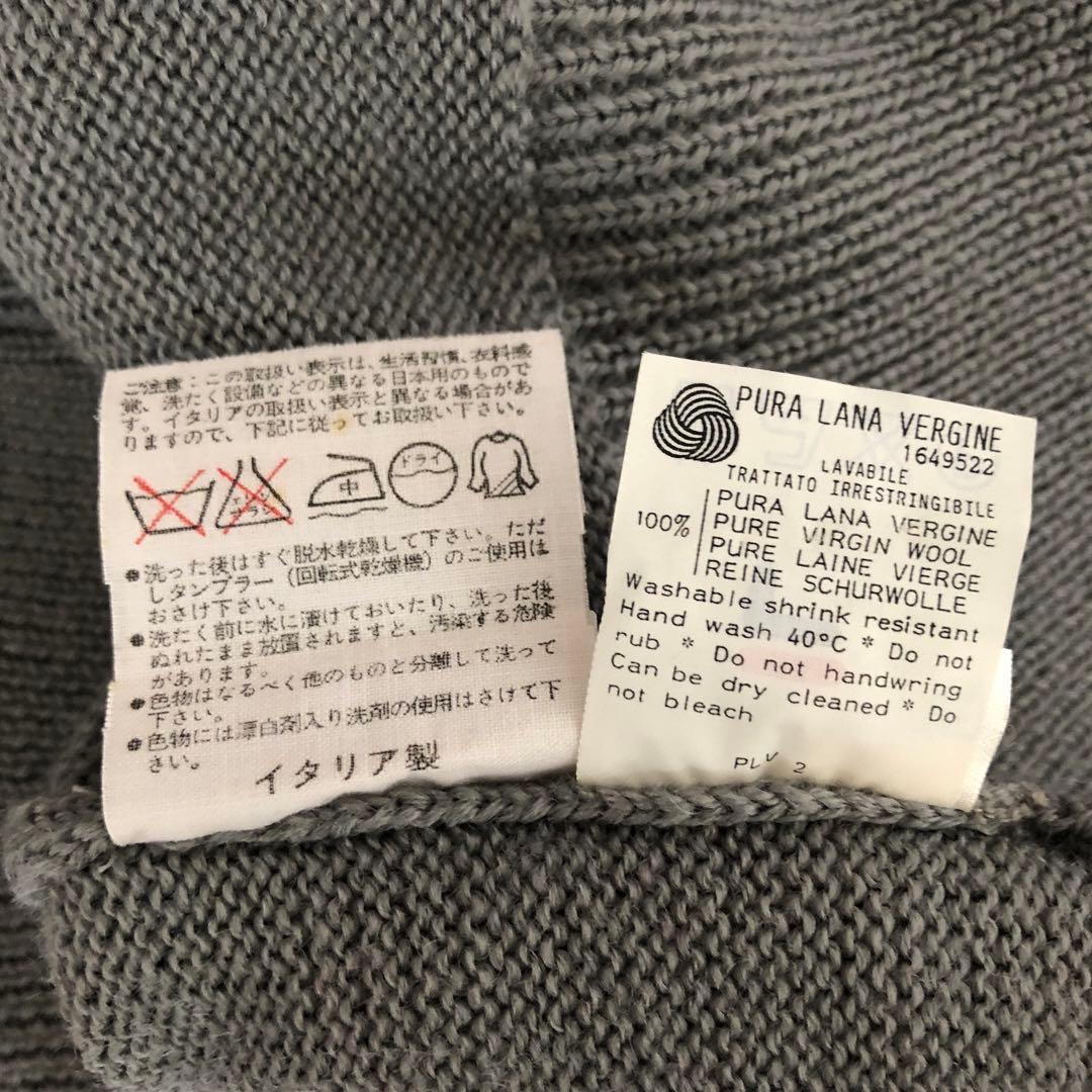 ニットポロシャツ