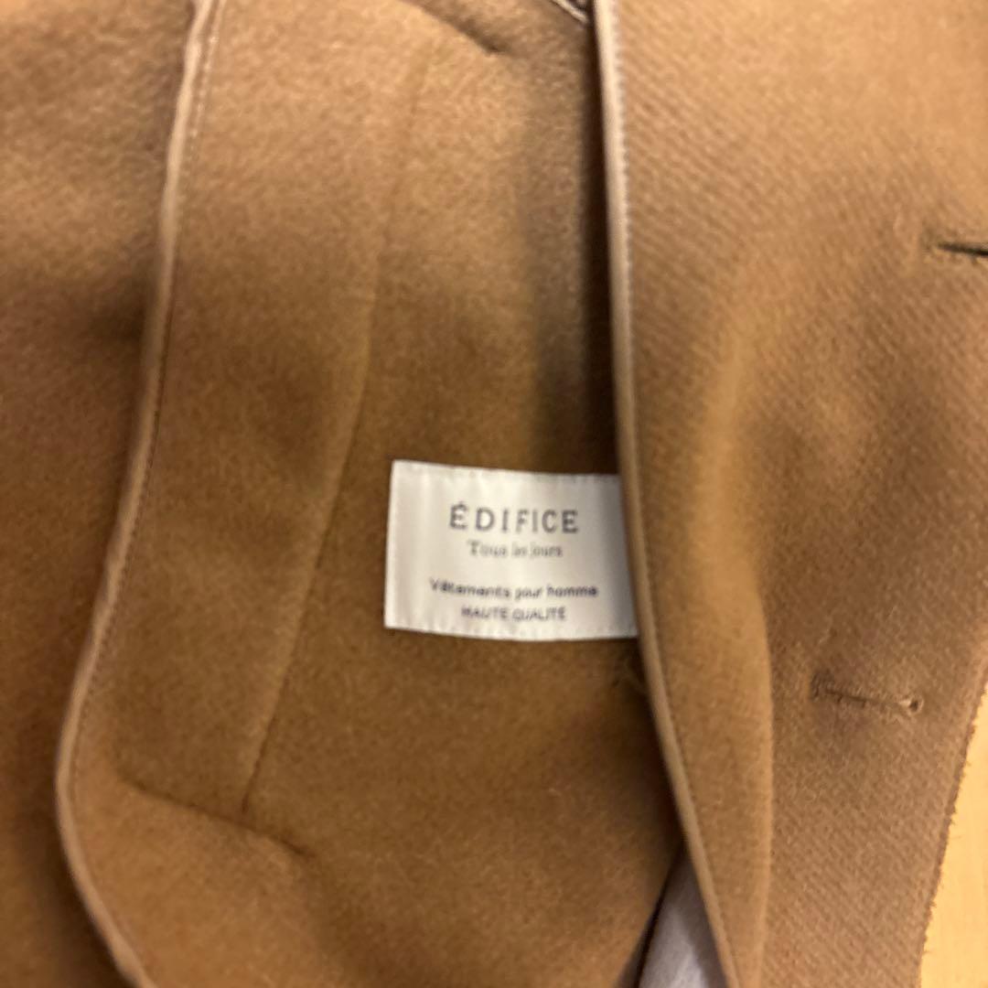 値下げ中【Edifice】ブラウン チェスターコート サイズ44 値下げ中【Edifice】ブラウン チェスターコート サイズ44