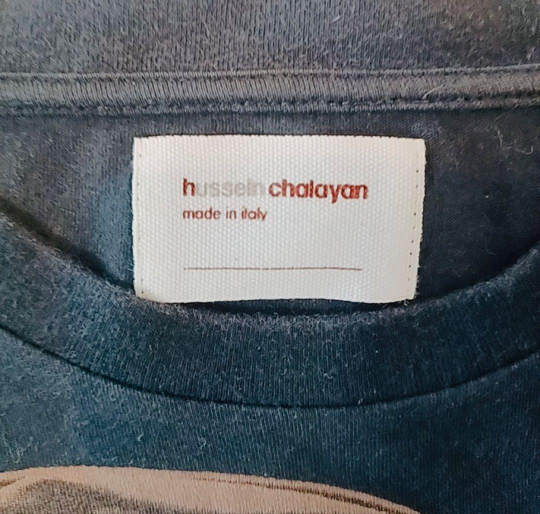 Hussein Chalayan アートプリント長袖Tシャツ