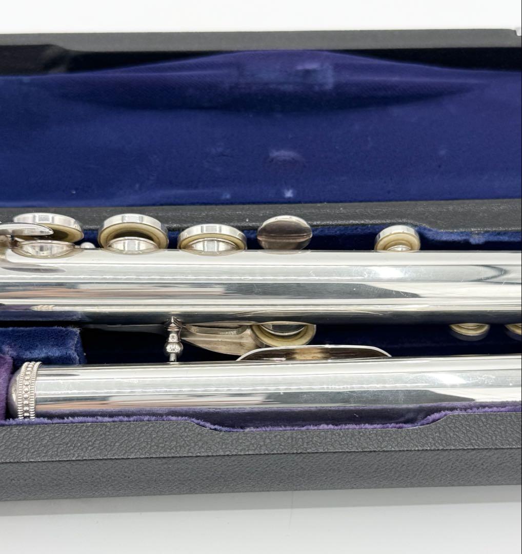 【美品】SANKYO ETUDE フルート 頭部管銀製 925 Eメカ付き