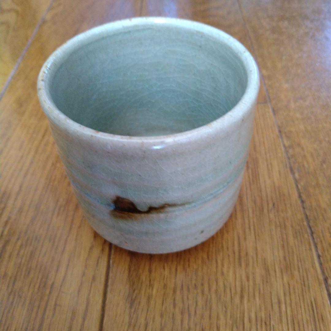 加藤舜陶　灰釉茶碗 灰釉湯呑 新しいおもちゃ・ホビー・グッズ - 加藤舜陶 灰釉茶碗 灰釉湯呑