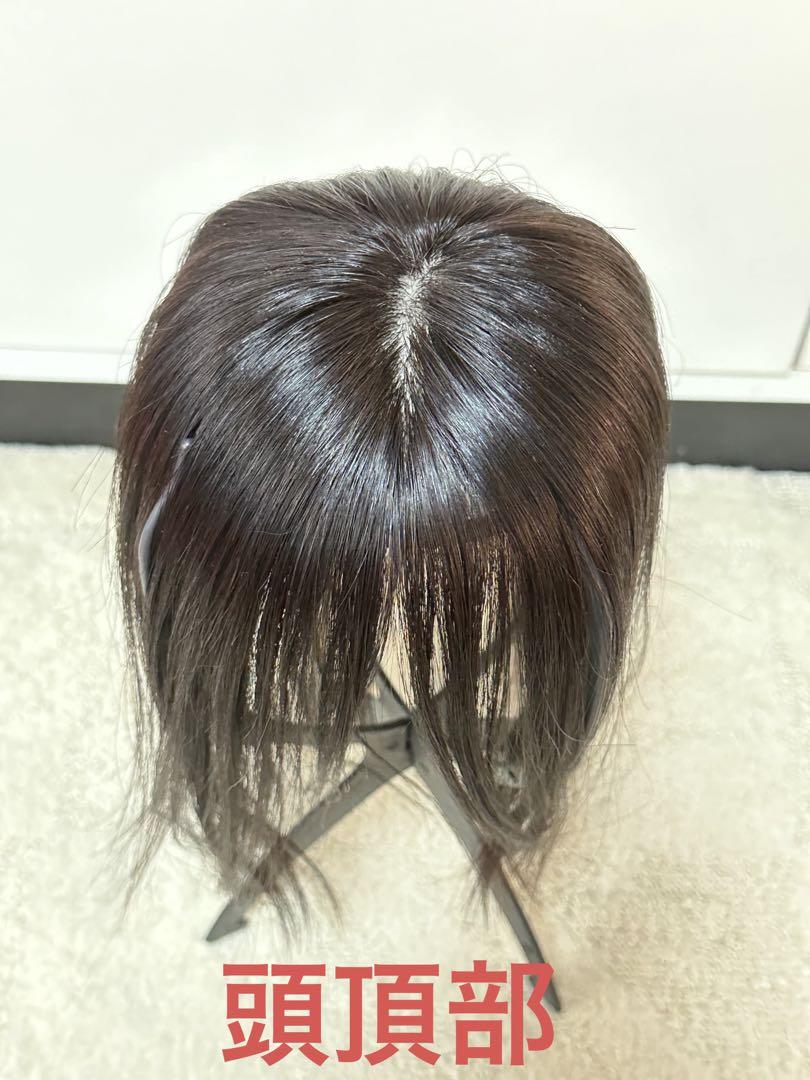 私元気　部分ウィッグ　自然黒