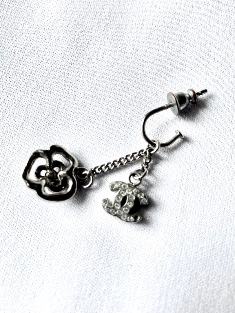 シャネル ココマーク カメリア ピアス 両耳