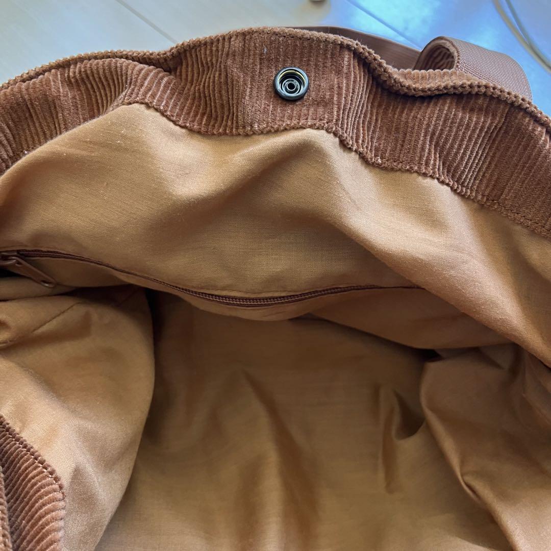 【最終値下げ】carhartt コーデュロイ トートバッグ ブラウン