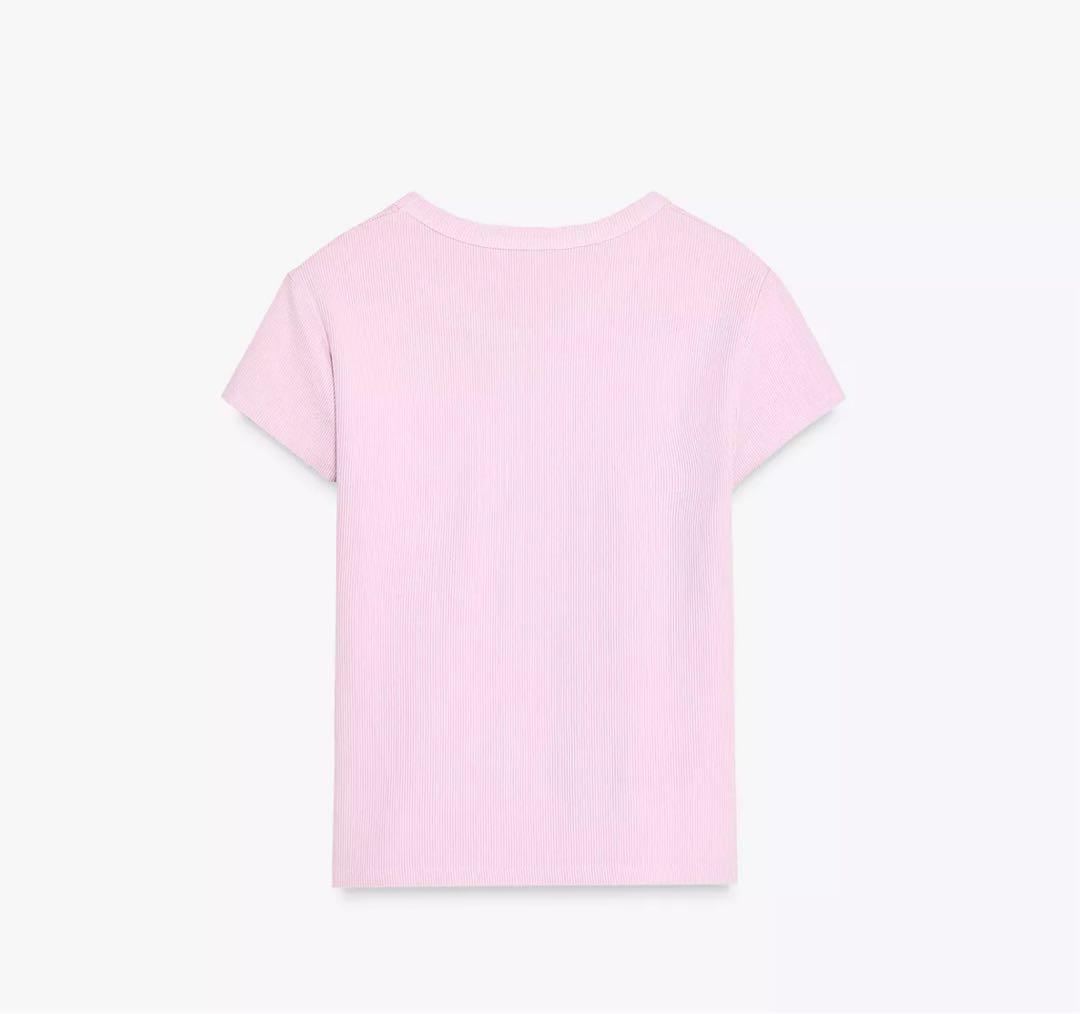 ZARA】ザラ L ハローキティ HELLOKITT ウォッシュ加工Tシャツ