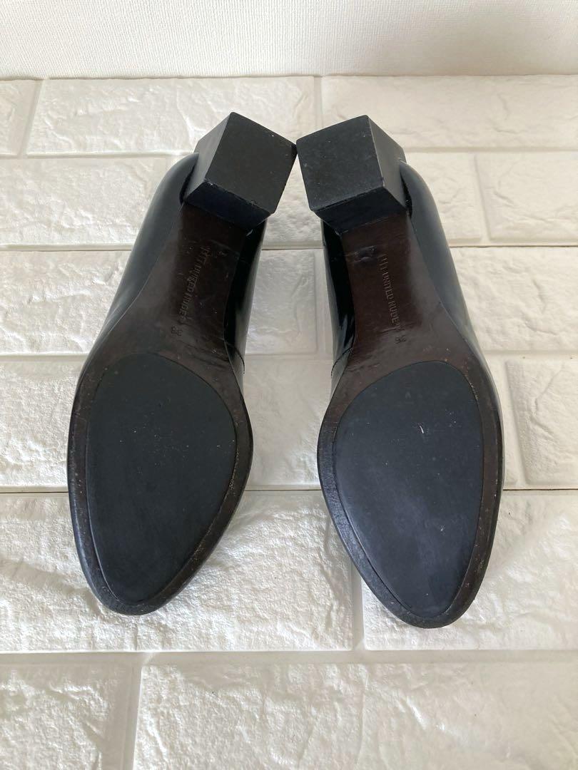 UNITED NUDE ブラックパンプス ヒール付きオンライン 通販