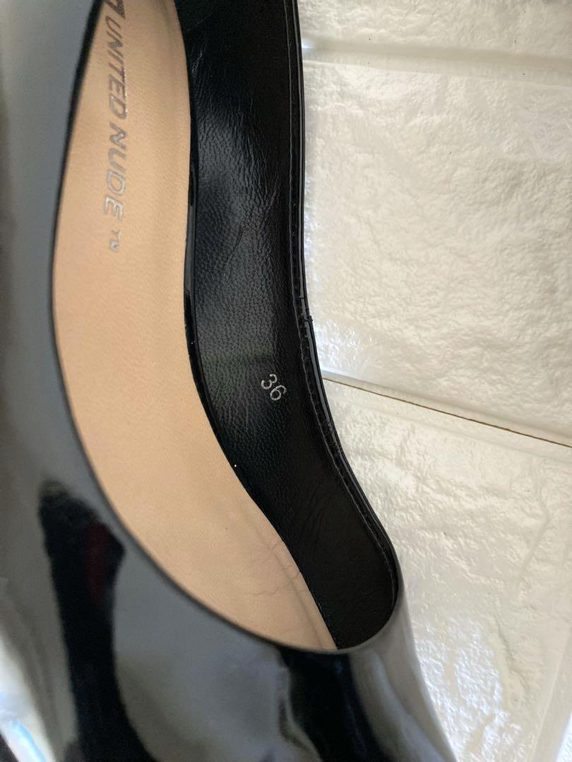 UNITED NUDE ブラックパンプス ヒール付きオンライン 通販