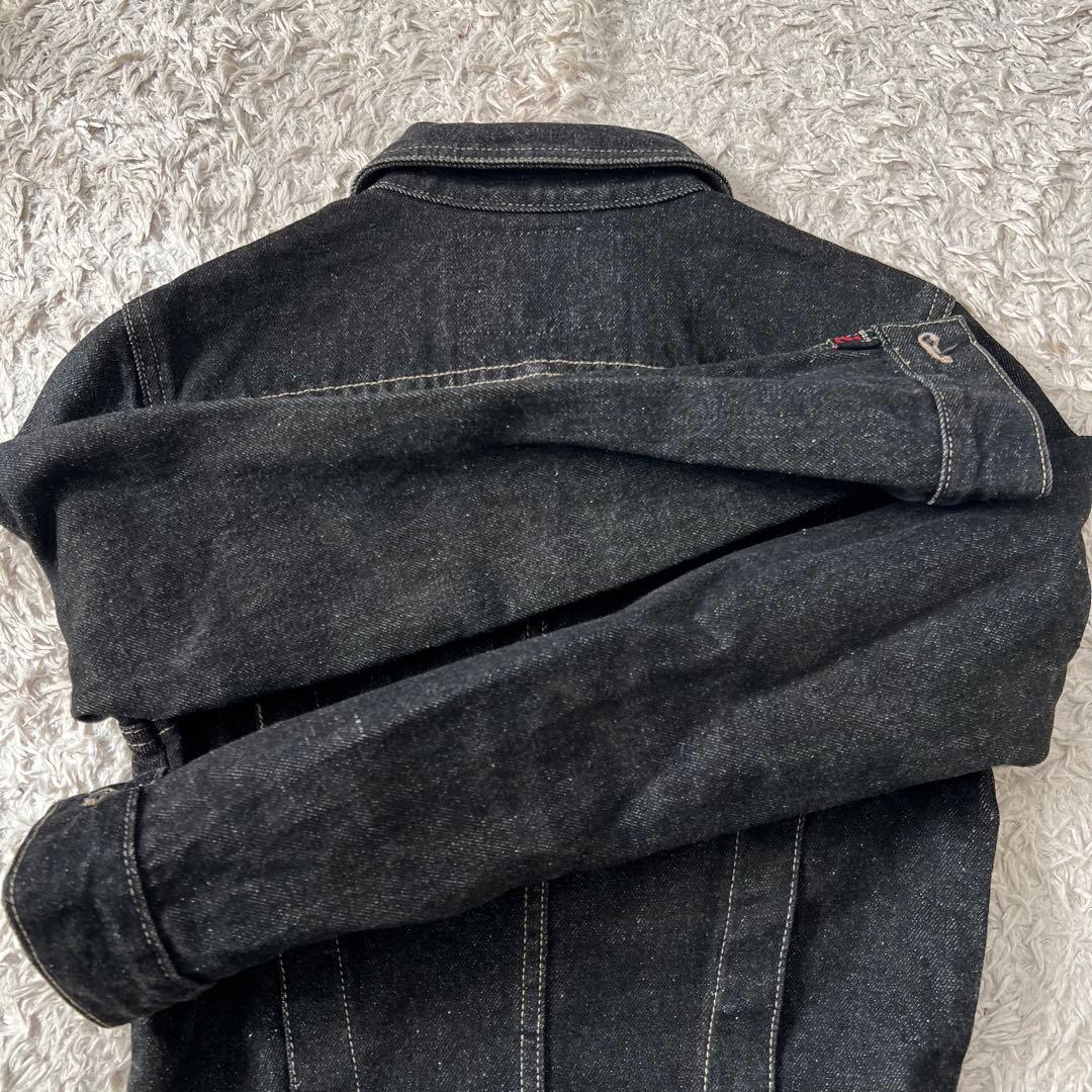 ヴィンテージ/ゲス/ブラックデニムジャケット/USA製