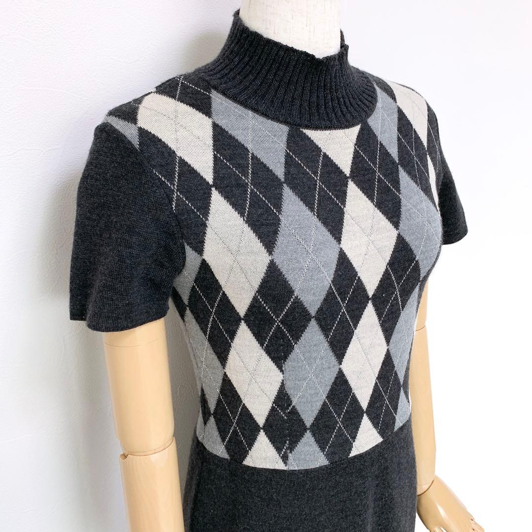 【美品✨】定価50,000円❤️ハロッズ✨サイズM相当✨ニットワンピース✨