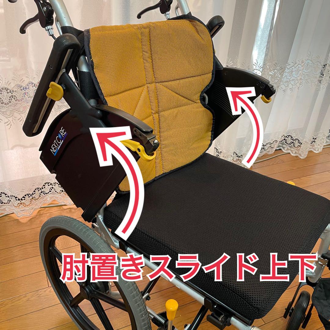 ♿️介助式 軽量スリム 便利な多機能タイプ 車椅子 (新品クッション)