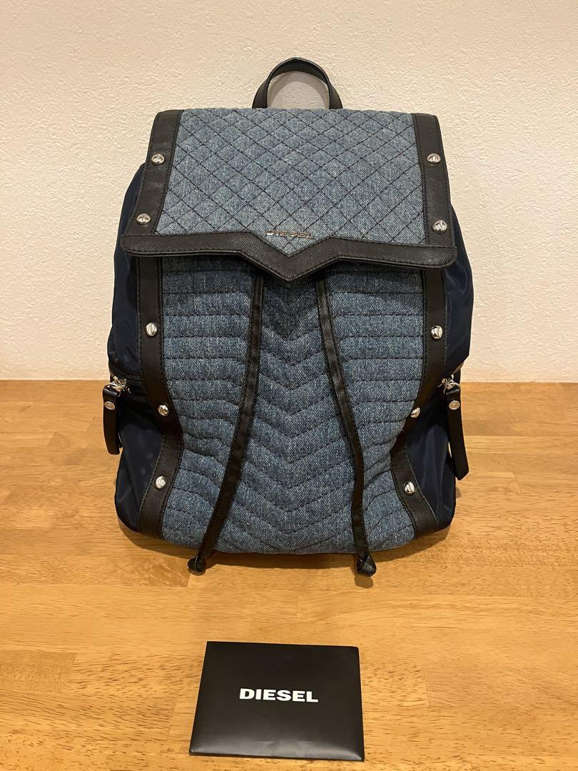 DIESEL ディーゼル　リュック　デニム　リュック　キルティング