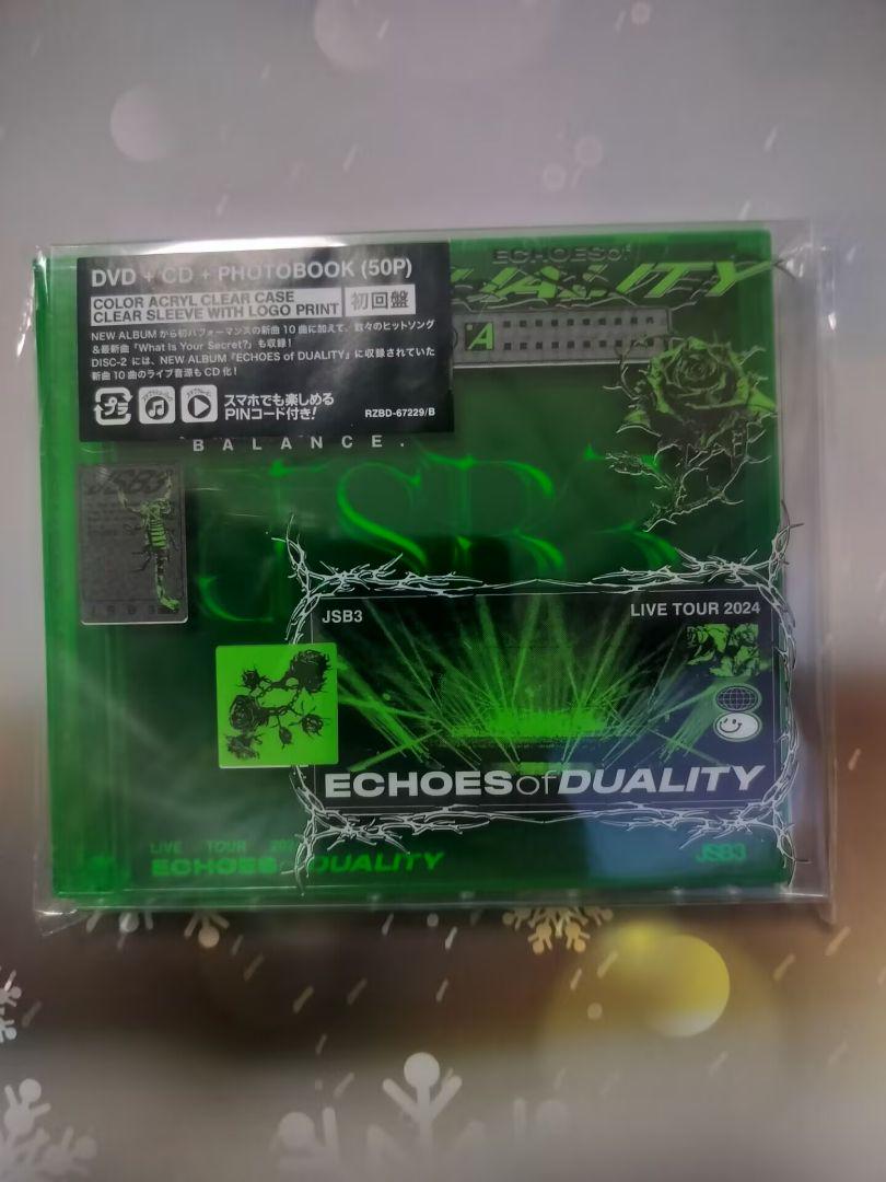 三代目JSB ECHOES OF DUALITY LIVETOUR DVD 三代目 J SOUL BROTHERS from EXILE TRIBE - ECHOES of DUALITY