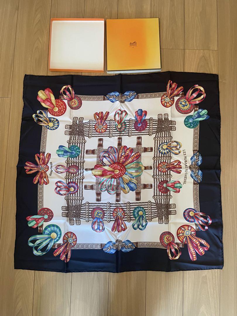 【希少】HERMES スカーフ カレ90 エルメス