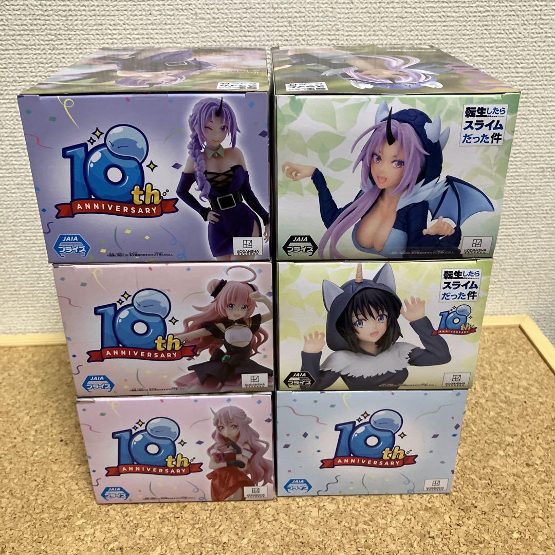 転スラ　6品＊ リムル　ミリム　シオン　シュナ　シズ　ヴェルドラ、ランガパーカー