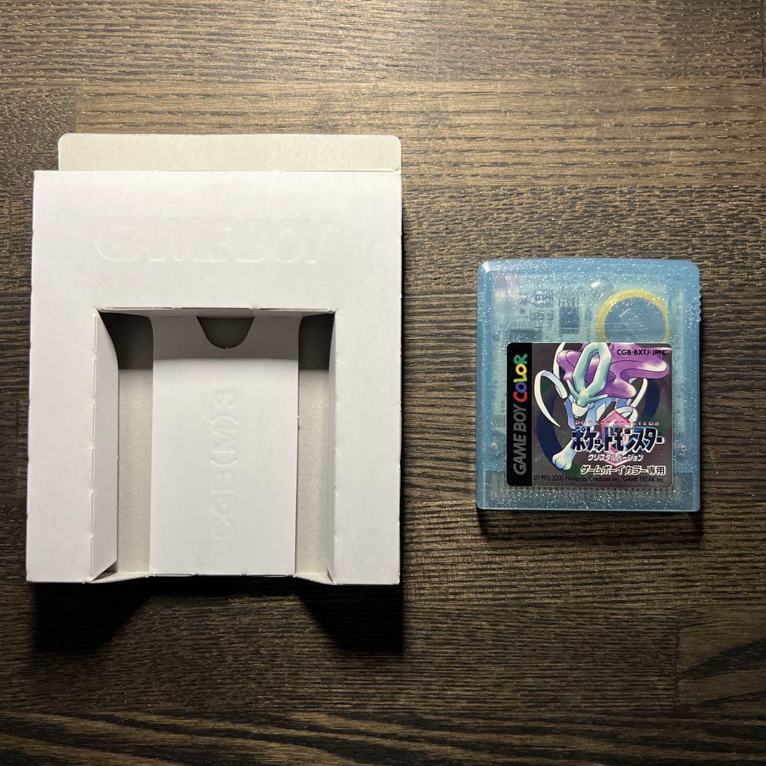 ポケモン　ソフト　クリスタルバージョン　箱・取説等 箱・説明書のみ】ポケットモンスタークリスタル / ソフトなし