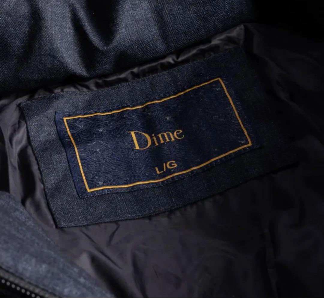 Dime Premium Tweed Puffer / Dark Gray