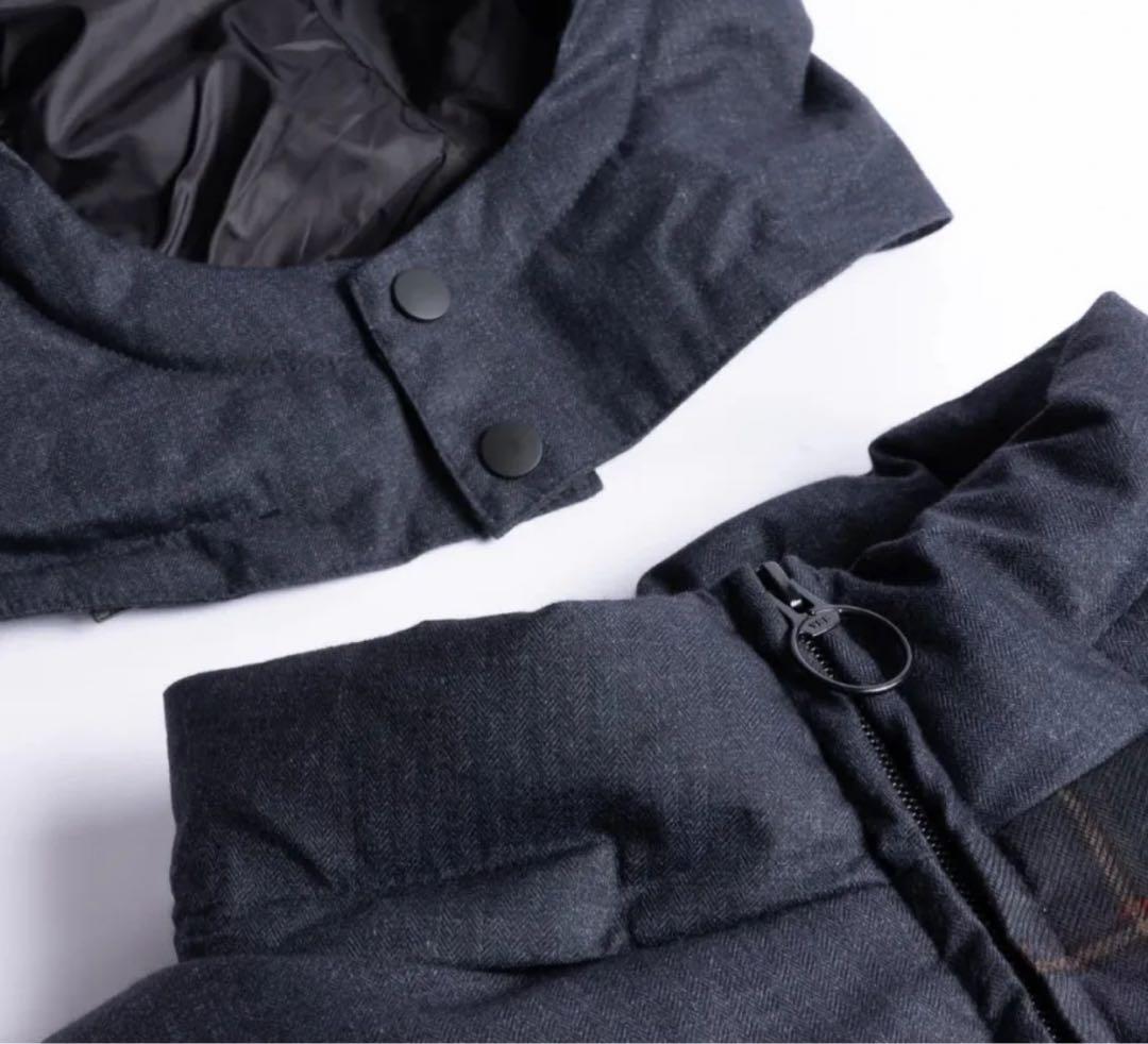 Dime Premium Tweed Puffer / Dark Gray