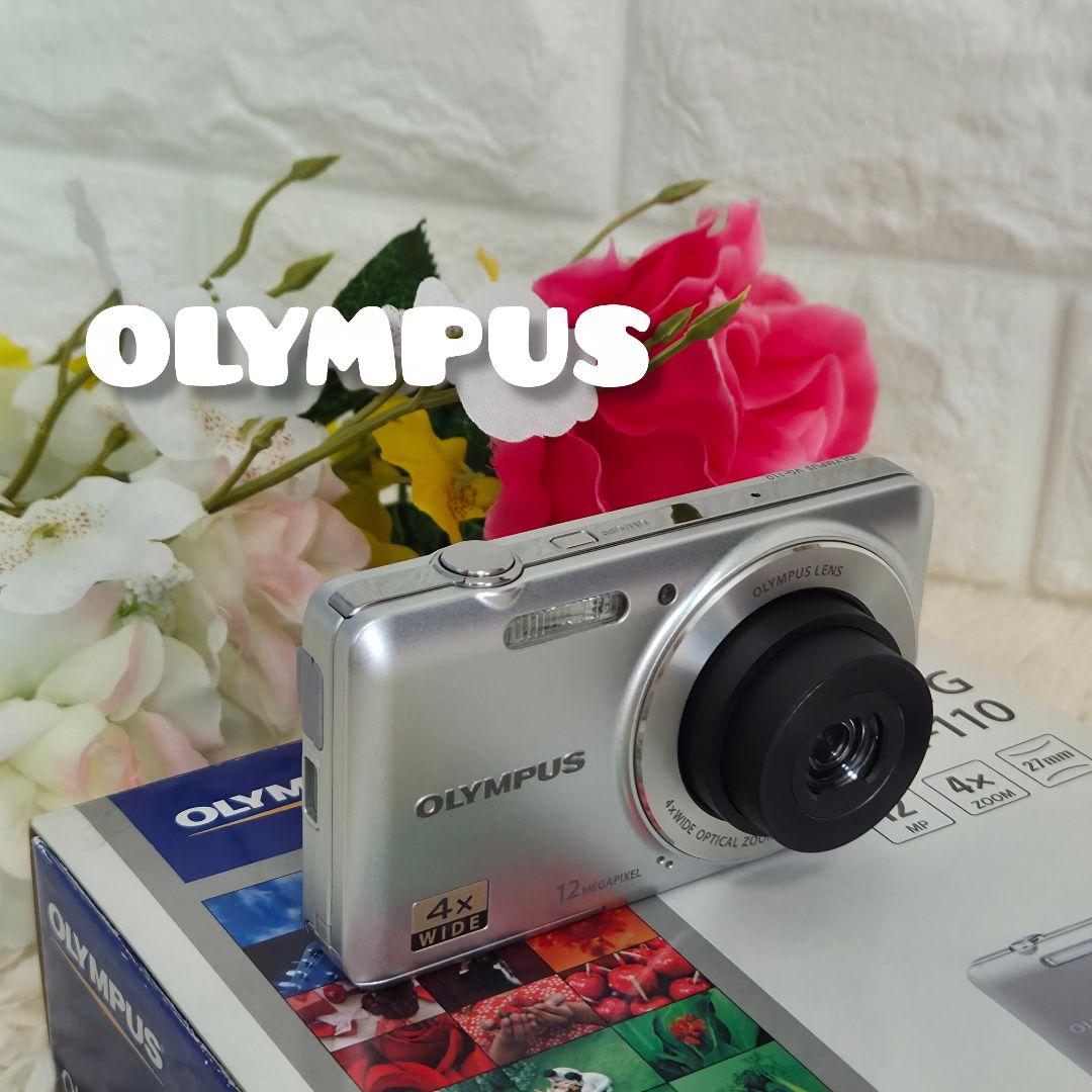 [美品]OLYMPUS 　オリンパス　デジタルカメラ　VG110付属品箱付き、