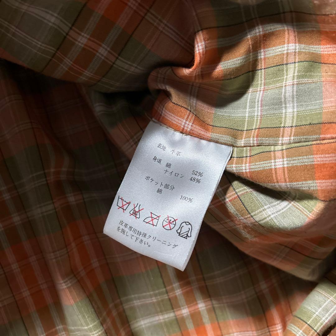 ヴィンテージ レザー 切り替え ワークジャケット ハーフコート マルチポケットL VINTAGE WWW_SHINETEETH_COM