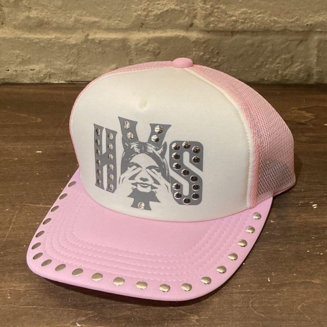 SEE NO EVIL スタッズメッシュキャップ