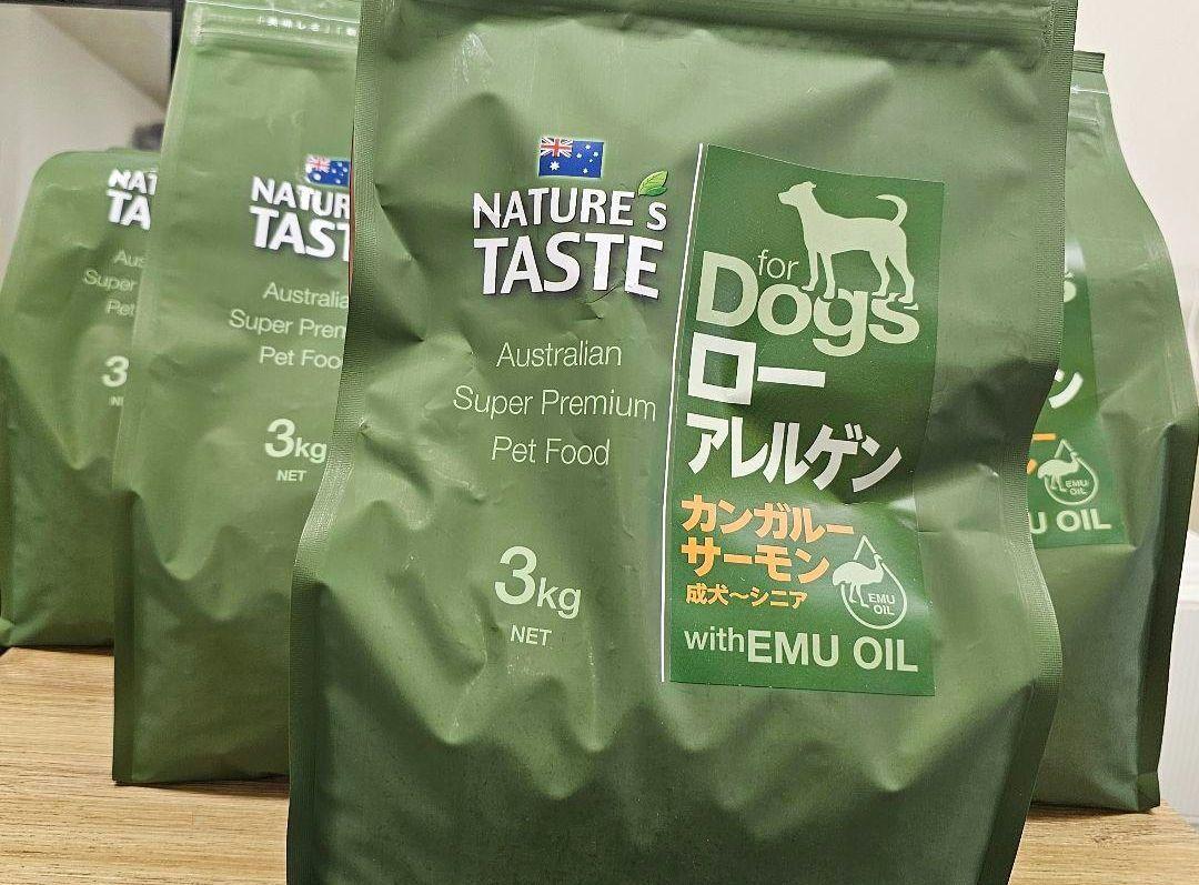 NATURE'S TASTE ドッグフード 3kg ×3 カンガルーサーモン NATURE'S TASTE ドッグフード カンガルーサーモン成犬用3キロ×5