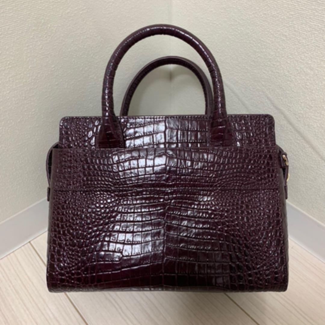 【特価】ポールスミス 2way バッグ クロコ レザー Paul Smith】クロコ型押し2wayハンドバッグ【レア】 - メルカリ