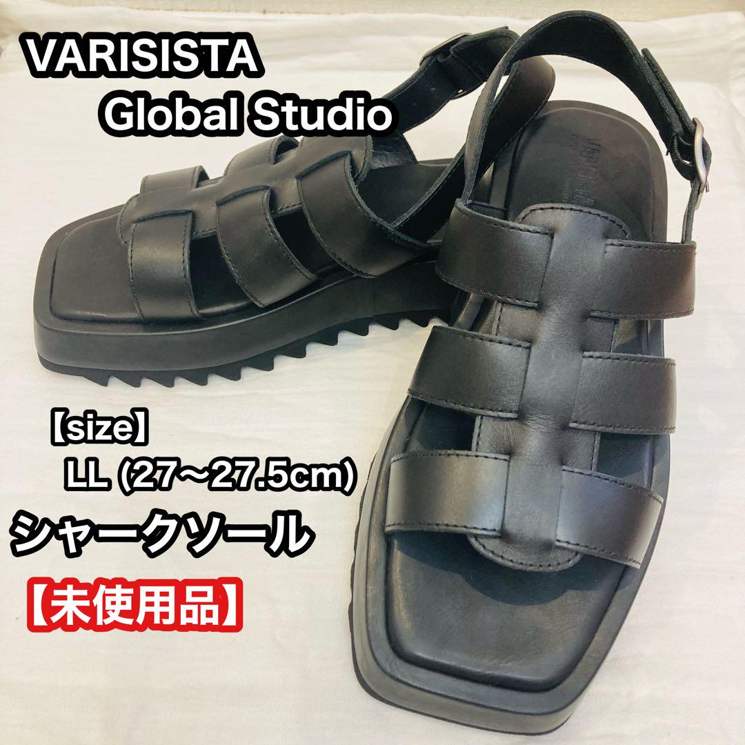 【未使用品】ヴァリジスタ グローバルスタジオ グルカサンダル　厚底　黒