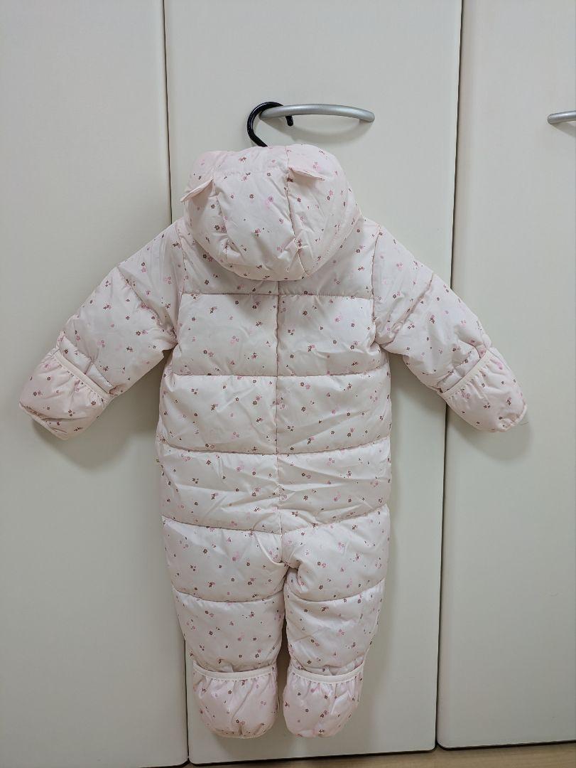 お得!mont-bell ベビー ダウン&カバーオール 3点セット 80cm