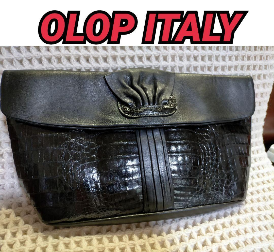 驚きの値段 OLOP クロコダイル×レザー クラッチバッグ 入学式 入社式 の定番から人気の限定 ハートイットフラニー ポーチ/バニティ