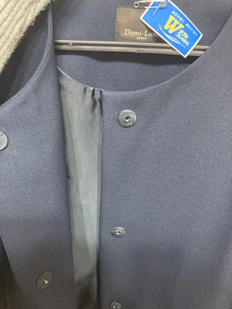 Demi-Luxe BEAMS / ノーカラーコート