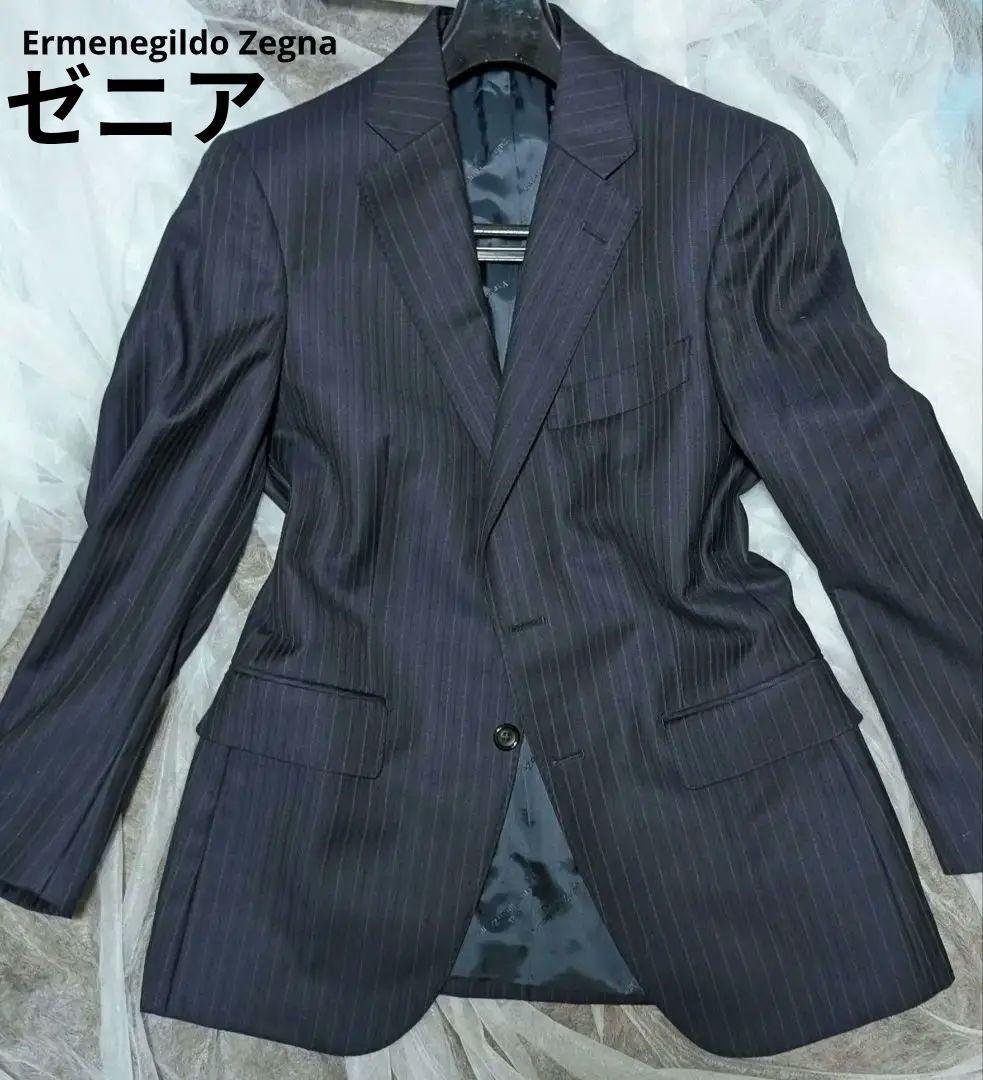極美品 Ermenegildo Zegna ゼニア テーラードジャケット