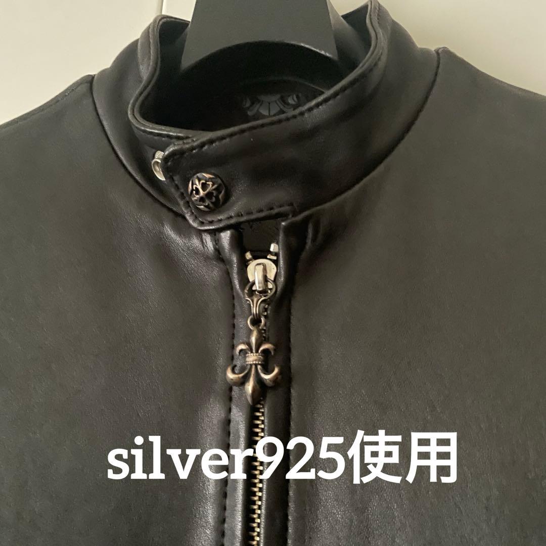 ⚫︎A-G エーアンドジー ラムレザー シングルライダースジャケット MサイズM A-G